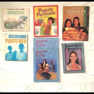 Hispanic Latin Heritage Elementary and Junior High School Readers and Workbooks
